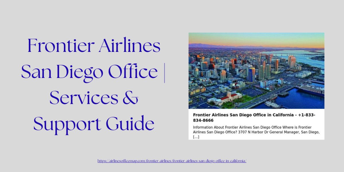 Frontier Airlines San Diego Office | Services & Support Guide